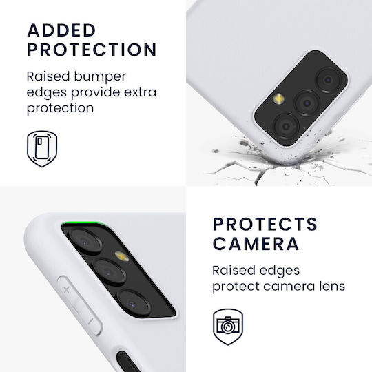 KWmobile Задна корица Силикон Бял (Galaxy M23)