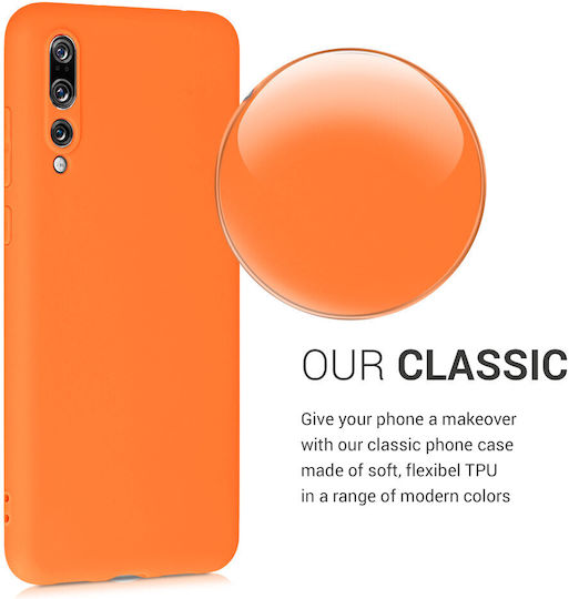 KWmobile Back Cover Silicone Orange (Huawei P20 Pro)