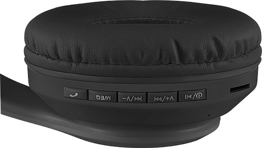 Defender FreeMotion B585 Bluetooth Wireless On Ear Headphones with Radio with 8 hours of Operation Black