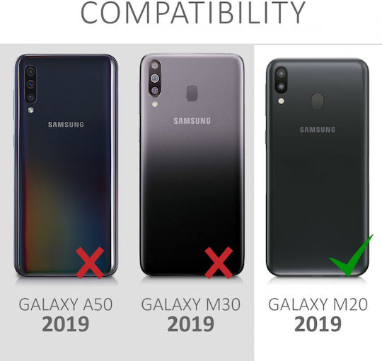 KWmobile Back Cover Silicon Roz (Galaxy M20)