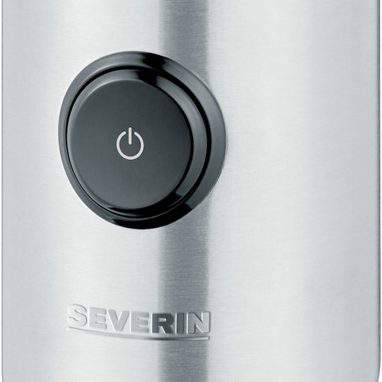 Severin KM3879 Elektrischer Kaffeemühle 150W mit einer Kapazität von 50gr Silber
