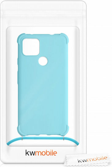 KWmobile Umschlag Rückseite Silikon Blau (Google Pixel 4a 5G)