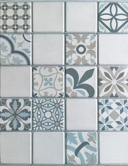 Panouri Decorative 3D Din PVC Cu Adeziv Morocco Alb 98x48x0 3cm