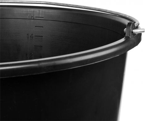 Bradas Mop Bucket Plastic Capacity 20lt Black
