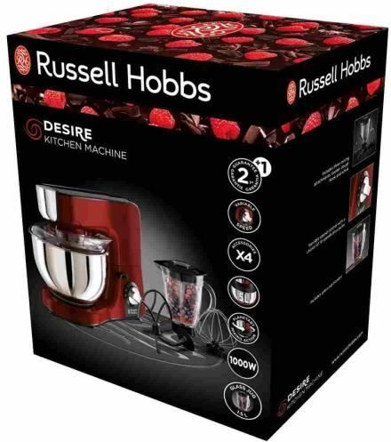 Russell Hobbs Stand Mixer 1000W with Stainless Mixing Bowl 5lt