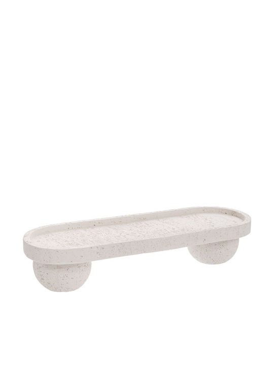 Platou Decorativ Din Piatră Albă 45x15x10cm 90055 Iliadis Platou Decorativ Din Piatră Albă 45x15x10cm 90055 Iliadis