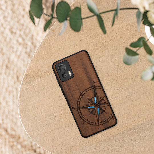 KWmobile Wood Задна корица Дърво Кафяв (Motorola Edge 30)
