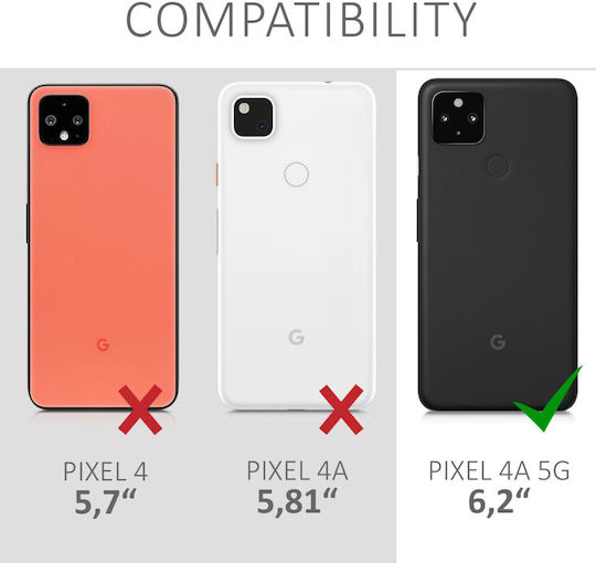KWmobile Wood Задна корица Дърво Кафяв (Google Pixel 4a 5G)