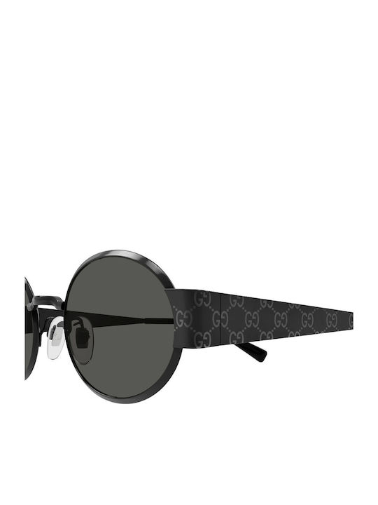 Gucci Unisex Sunglasses With Black Metallic Frame And Grey Lens GG1854S 001
