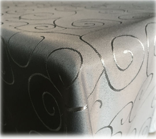 Jemidi24 Tablecloth Set Gray 130x340cm
