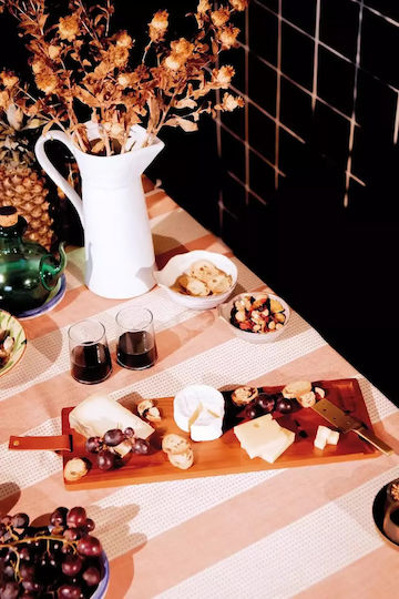 Cheeseporn Wooden Serving Platter Long Cheese Knife 50x17x15cm