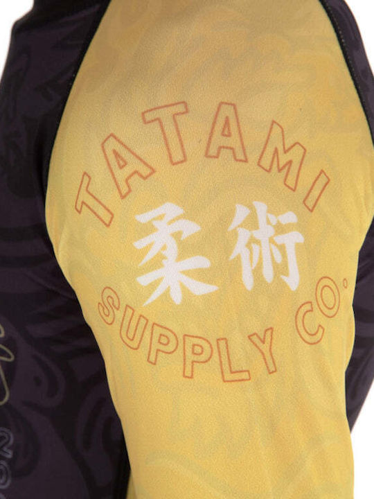 Детска Дълга Ръкави Rashguard Tatami Devils Game Eco Tech Recycled Черно