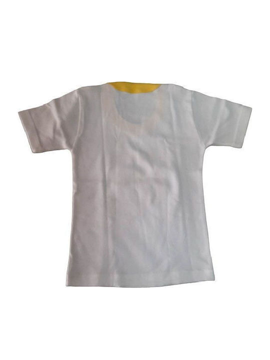 Paramana Maiou pentru copii Mâneca scurta White.