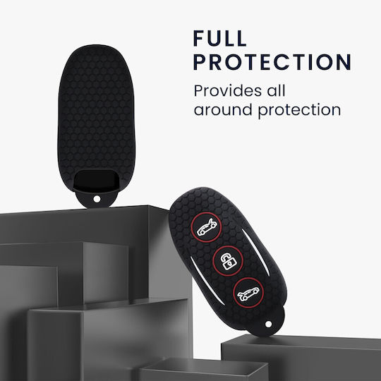 Car Key Cover Case Tesla Model S Smart Key Kwmobile Silicone Black