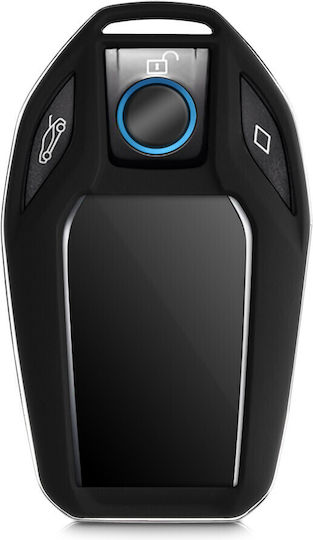 Car Key Case Bmw Display Kwmobile Plastic Black Red 49672.02