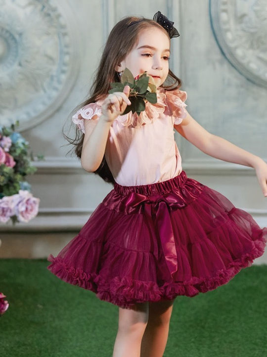 Φούστα Παιδική Tutu Wine