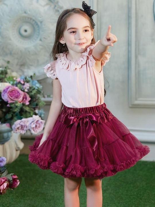 Φούστα Παιδική Tutu Wine