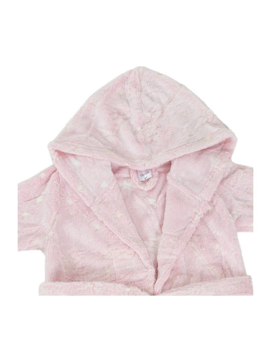 Princess Fleece Παιδική Ρόμπα Ροζ W23