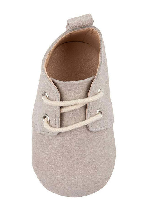 Baby Dutch Βρεφικά Παπούτσια Κορδόνια Glitter Unisex 22 X 16 X 7 Cm
