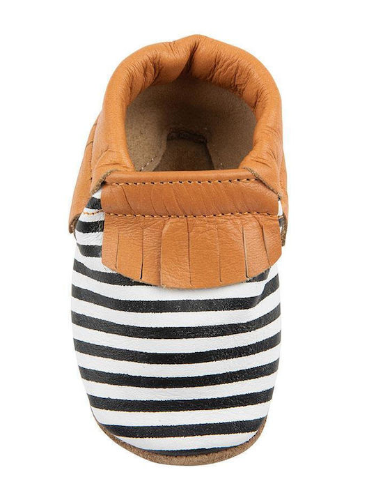 Baby Dutch Soft-Sole Shoes for Babies Nature Stripped Unisex 22 X 16 X 7 Cm