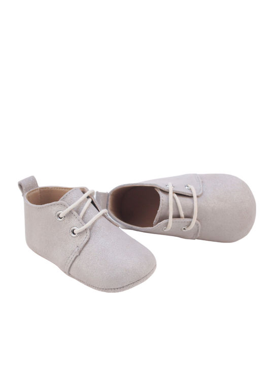 Baby Dutch Βρεφικά Παπούτσια Κορδόνια Glitter Unisex 22 X 16 X 7 Cm