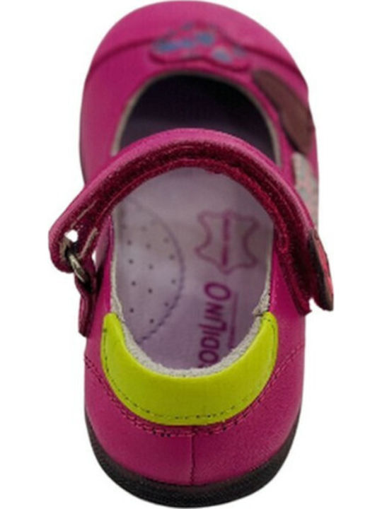 Pantof Balerină pentru Copii Crocodilino Fuchsia cu Închidere Hoop & Loop Fetiță S216106776221