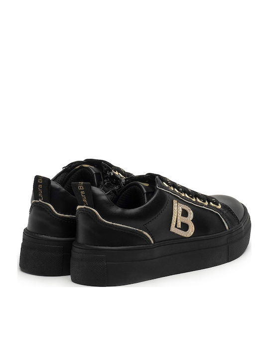 Sneakers Casual Laura Biagiotti Μόδας Κορίτσι Μαυρο Μαυρο