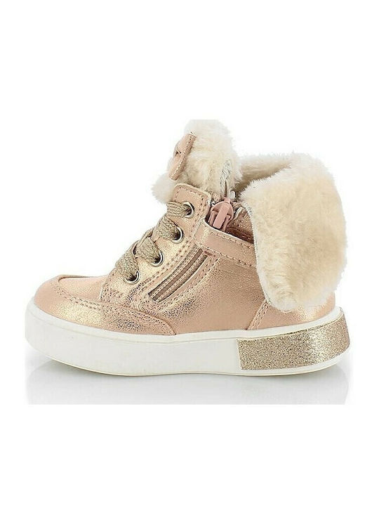 Kimberfeel Kids Boots with Laces Pink