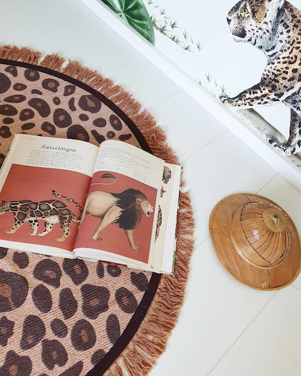 Tapis Petit Детски килим Леопард Кръгъл Ø120 см