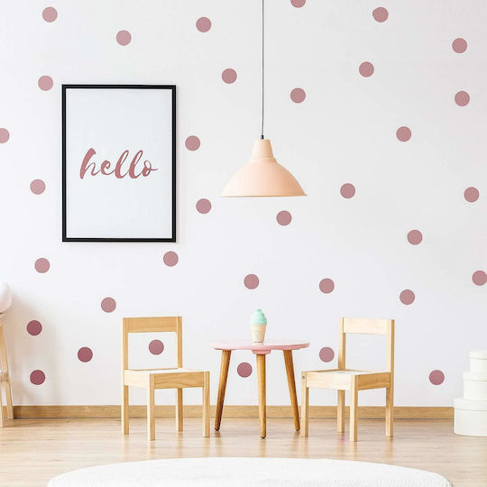 Kids Wall Sticker Polka Dots Purple 000103