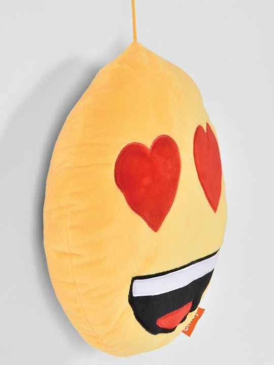 Kissen-Fotoalbum Emoji Herzaugen 30x30cm