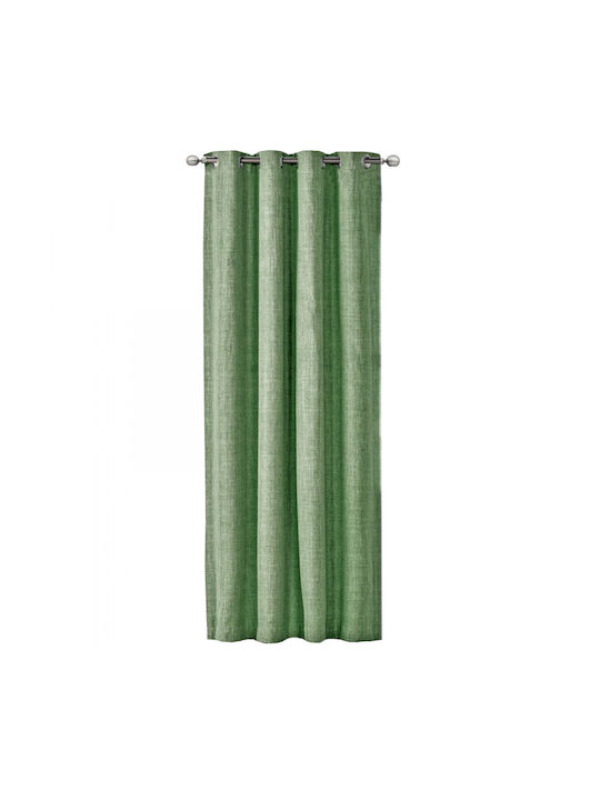 Jemidi24 Perdea cu Capse Verde 140x245cm