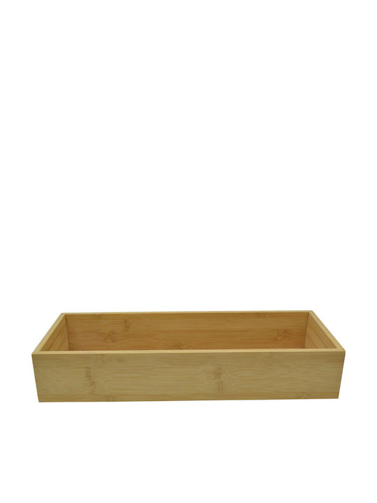 Ankor Lemn Cutie de Depozitare Bej 38x18x6.8cm 1buc