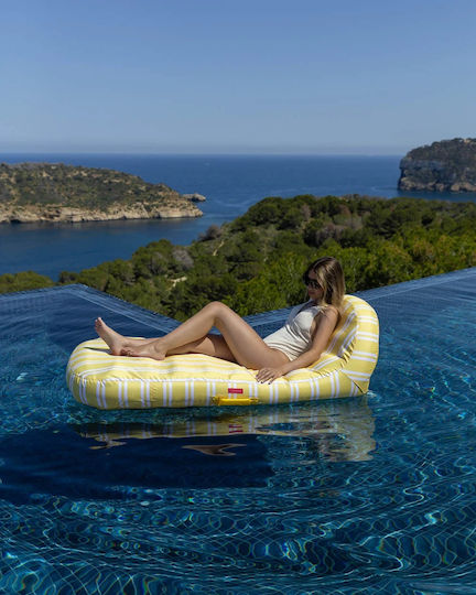 Flamingueo Inflatable Mattress for Sea Yellow 175x80cm