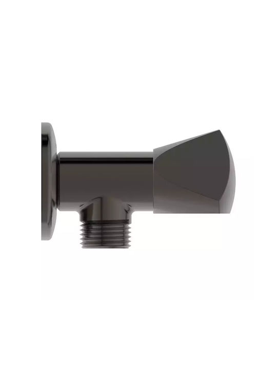 Ideal Standard Angle Valve 1/2'' Pvd Magnetic Grey Bd650a5
