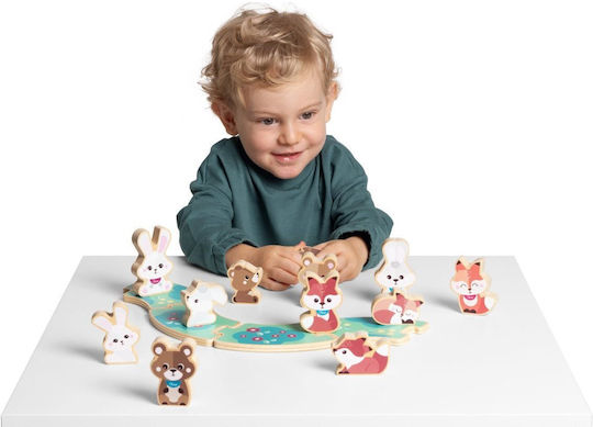 Chicco Ζωάκι Bears Set από Ξύλο