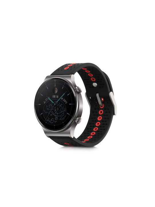 Strap Huawei Watch Gt 2 Pro Watch Gt 2 46mm Kwmobile Black Silicone 58462.01 Strap Huawei Watch Gt 2 Pro Watch Gt 2 46mm Kwmobile Black Silicone 58462.01