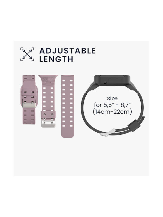 Curea Xiaomi Mi Watch Lite Redmi Watch Kwmobile Violet din Silicon 58886.192