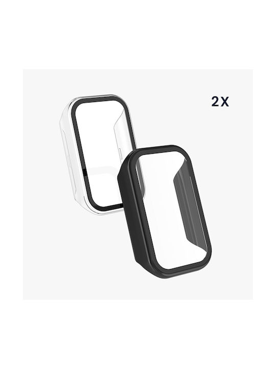 KWmobile Carcasă de Plastic în culoarea Transparent pentru Xiaomi Smart Band 8, Redmi Band 2