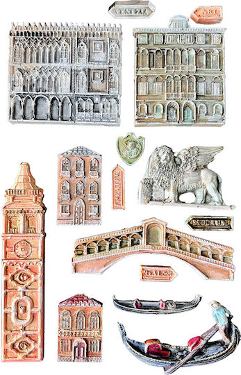 Καλούπι Σιλικόνης A5 15×21cm Stamperia Venice City Art Monuments