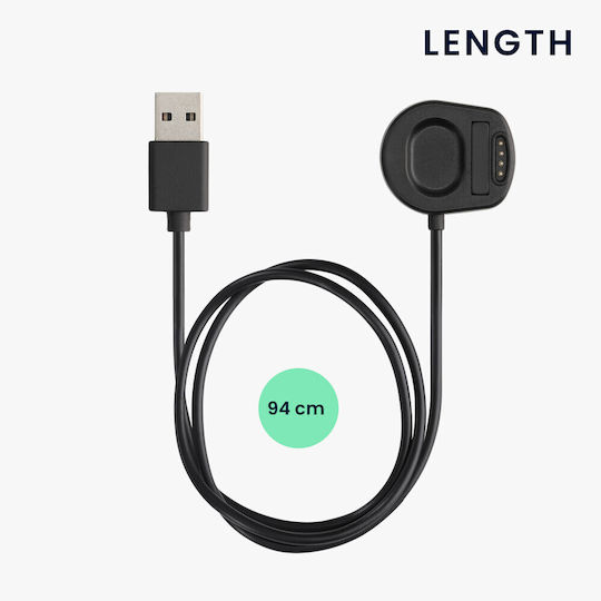 KWmobile Φορτιστής για Suunto 7 Μαύρος