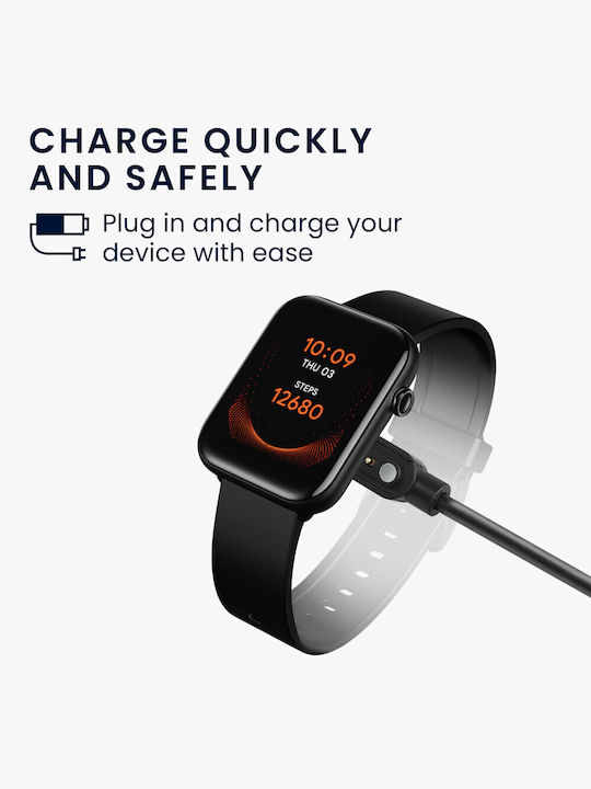 KWmobile Φορτιστής για Oppo Watch Free Μαύρος