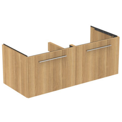 Ideal Standard Πάγκος χωρίς Νιπτήρα Μ120xΒ50.5xΥ44cm Καφέ Ματ Natural Oak