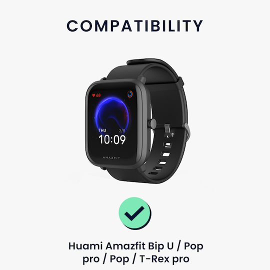KWmobile Ladegerät für Amazfit Bip U, Amazfit Pop Pro, Amazfit T-Rex Pro Silber