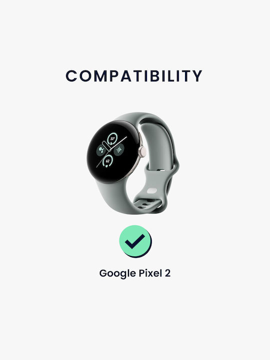KWmobile Зарядно за Google Pixel Watch 2 Черен