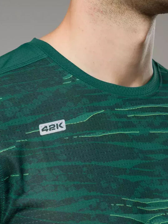 Athletic Short Sleeve Green Blouse