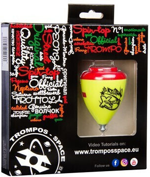 Trompos Space Saturno Xtreme Въртящ Върх Roller Tip Лилав Бял