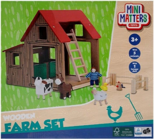 Дървена Игра За Мимики 3+ Ферма 30x30см 12 Бр