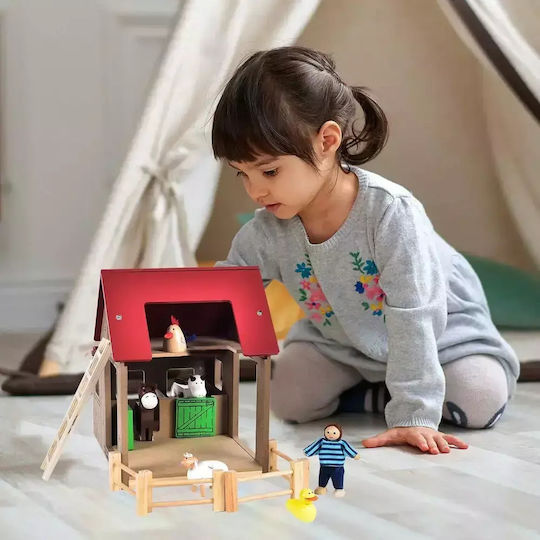 Дървена Игра За Мимики 3+ Ферма 30x30см 12 Бр