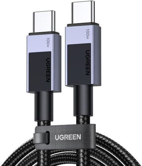 Ugreen USB 2.0 Cable USB-C Male - USB-C 100W PD Black 2m 45064